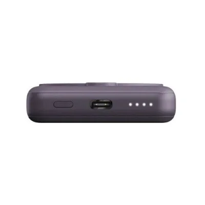 ENERGEA MAGPAC MINI 10000MAH ULTRA SLIM MAGSAFE COMPATIBLE POWER BANK WITH BUILT-IN VIDEO STAND - PURPLE
